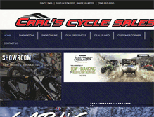 Tablet Screenshot of carlscycle.com